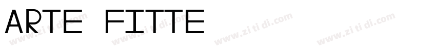 Arte Fitte字体转换